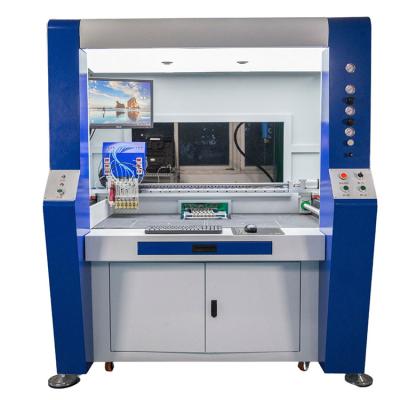 China Factory DISIN Stable Performance Precise and Automatic Visual Scanning Positioning Upper Decorative Slipper Button Machine for sale