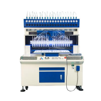 China Factory Wholesale DISIN High Quality Automatic PVC Soft Label 12 Color Key Chain PVC Rubber Trademark Making Machine for sale