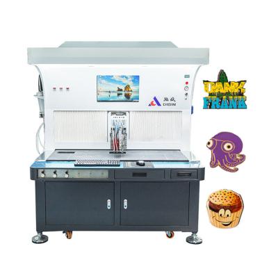 China Factory New Product Handwork Sign Badge Medal Button Machine Coloring Spray Dispensing Machine for sale