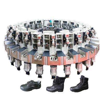 China Factory hot sale PU injection molding shoe automatic pouring shoe sole making machine for sale