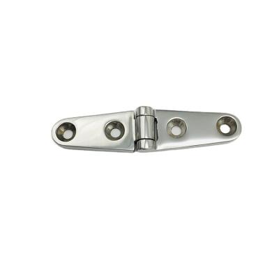 China Boat Fittings Marine Hardware China Plastic Door AISI 316 Stainless Steel High Mirror Polished Left Right Casting Hinge For Boats for sale