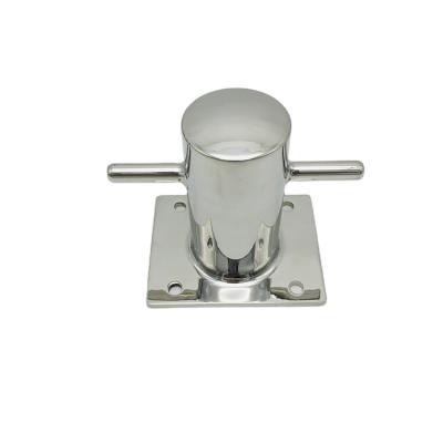 China Boat Hardware Fitting 150mm Stainless Steel 316 Marine Boat Dock Docking Mooring Bollard for sale