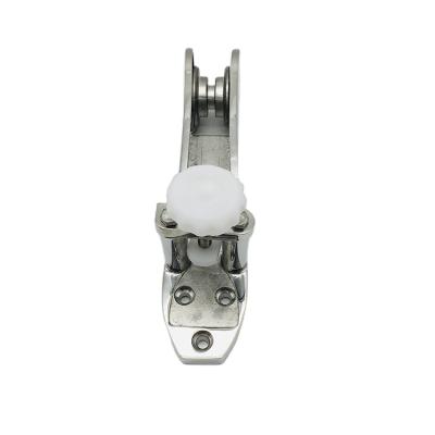 China Boat Hardware Fitting Universal Stainless Steel Mirror Polish Pulley Anchor Bow Roller for sale