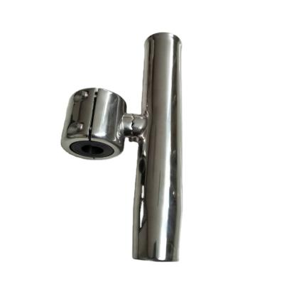 China 316 Stainless Steel Boat Swivel Pipe Hold Down Tubes Wall Mounted Fishing Rod Holders for sale