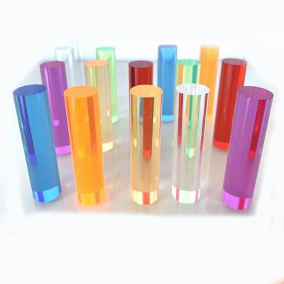 China Any Scence XITU Transparent Bubble Round Stick Acrylic Round Stick Reasonable Prices UV Resistance for sale