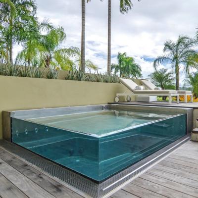 China Normal Temperature XITU Swimming Pool Acrylic Liquid Acrylic Glass For Swimming Pools for sale