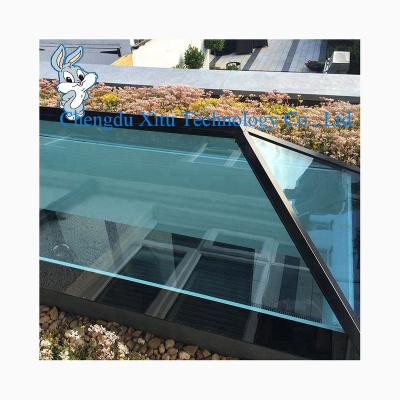 China Normal Temperature XITU Clear Acrylic Container Pool With Steel Structure Swimming Pool Outdoor Acrylic for sale