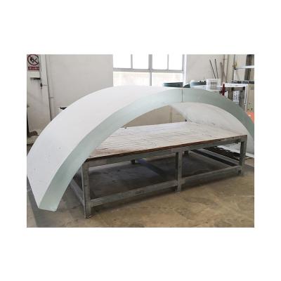 China Customized available factory PMMA aquarium sale directly under curved hydrodynamic tunnel thick acrylic sheet for sale