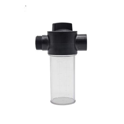 China Easy Installation 3/4 Tooth External Car Wash Foam Jar Modified New Material Transparent ABS Plastic Bottle for sale