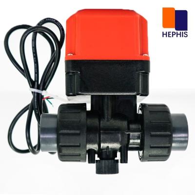 China Free Shipping DN20 2 Ways General Plastic Motorized Automatic Shut Off Valve Ball Valve DC 12V And Automatic Water Level Control Valve for sale