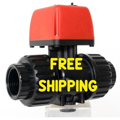 China Free Shipping DN20 2 Ways General Plastic Motorized Automatic Shut Off Valve Ball Valve DC 12V And Automatic Water Level Control Valve for sale