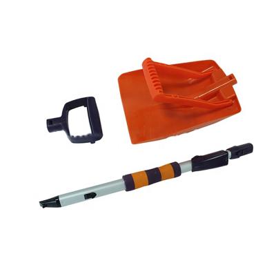 China Durable Custom Plastic MICROMILL Snow Shovel With Aluminum Telescope Pole for sale