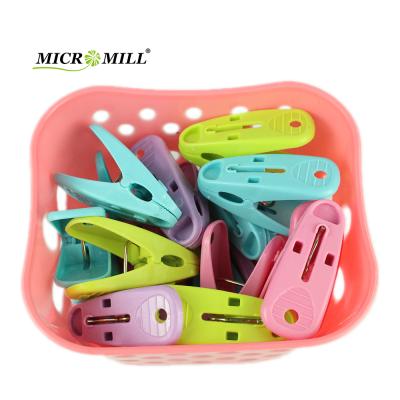 China 20-Pack Clothes Plastic Hanging Clothes Pegs Photo Clips Washing Lines Clothespegs Clothes Hanging Pegs Clothespins for sale