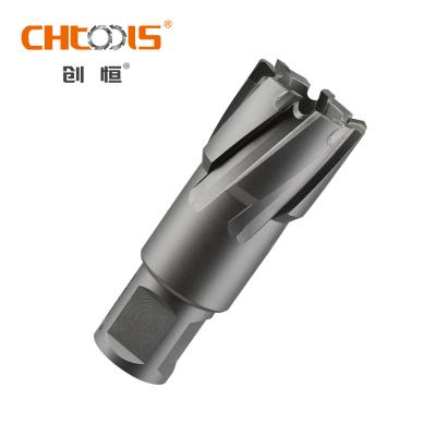 China Metal Drilling CHTOOLS Carbide CTT Broach Cutter With Weldon Shank for sale