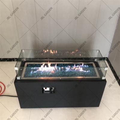 China Van de Brandpit fire bowl powder coated van het propaanmetaal de Zwarte Kleur Te koop