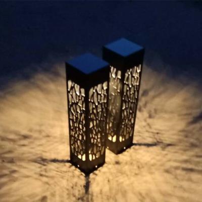 China Home Garden Lights Metal Ornaments Outdoor Lighting Corten Bollard Light for sale