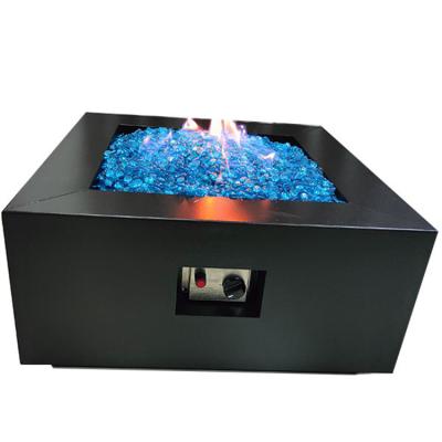 China Outdoor Corten Steel Firepit Propane Fire Pit Set Burner Natrual Gas Firepit for sale