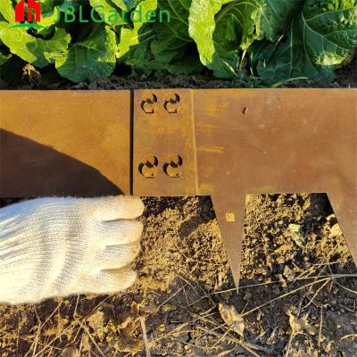 Chine La bordure de frontière de jardin corten le jardin augmenté par métal rouillé en acier élèvent la bordure de jardin de lit à vendre