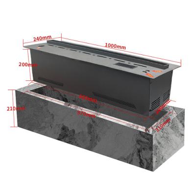 China Mejorar su espacio con un control remoto Embedded Water Steam Fireplace Diseño independiente en venta