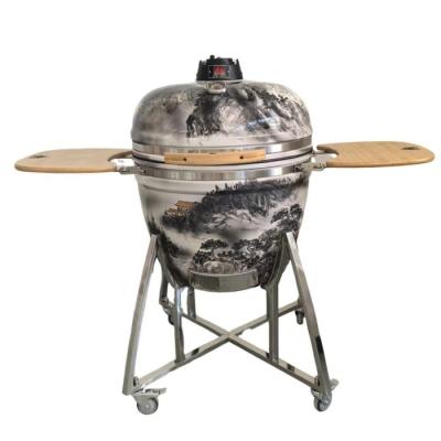 China Para uso doméstico 12 pulgadas de carbón en exteriores BBQ Grill Cerámica barbacoa Grill en venta