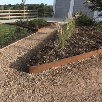 China 1.6mm Corten Stahlgarten, der SGS-Garten-Metallverzierungen umrandet zu verkaufen