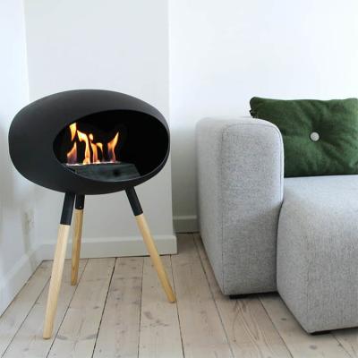 China no ash Freestanding Bioethanol Fireplace 70cm Cocoon Bioethanol for sale