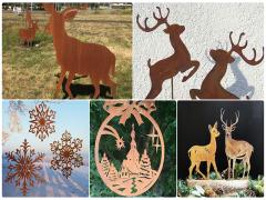 garden Arts Metal Metal Wall Ornaments laser cutting metal art Metal Decoration Animal Sculpture