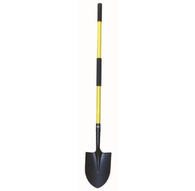 China High quality steel fiberplastic handle garden shovel handle wooden shovel for sale