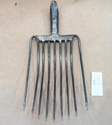 China Outdoor Nine-teech Fork Steel Forged Gardening Head for sale