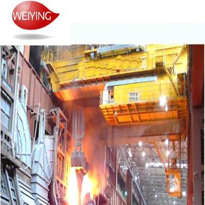 China Certificate Overhead Bridge Crane Double Hook For Steel Making Plants zu verkaufen