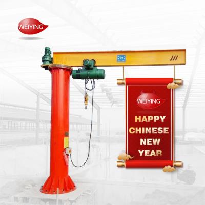 China Light Duty Pillar Jib Crane 3 Ton Single Main Beam Slewing Used In Chile zu verkaufen