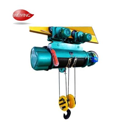 China Crane Electric Wire Rope Hoist 2 5 10 Ton Video Technical Support for sale