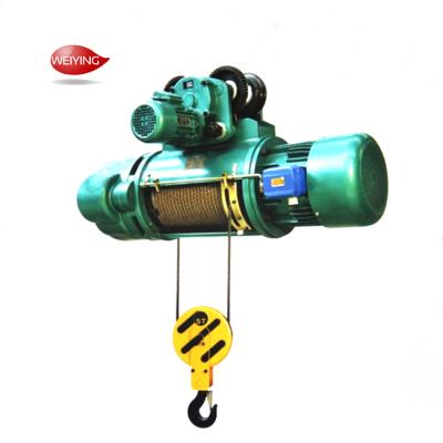 China Cheap Lifting Electric Wire Rope Hoist 1000Kg Without Trolley for sale