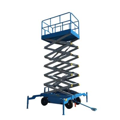 China SJY Mobile Mobile Scissor Lift Platform Garden Work Platform for sale