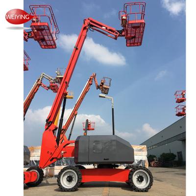 China 200kg Self Propelled Platform Articulating Boom Lift Work Platform Folding Arm Electric zu verkaufen