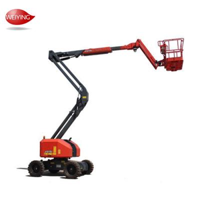 China 16m Articulated Boom Diesel Powered Lifting Platform folding arm aerial electric boom lift hydraulic lift platform zu verkaufen