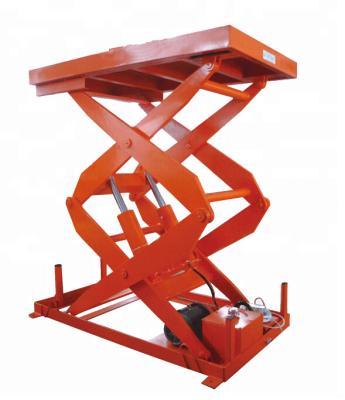 China 4 Ton Stationary Scissor Lift Platforms Portable 5 Ton Hydraulic zu verkaufen