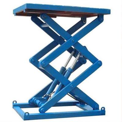 China Single Stationary Scissor Lift Platforms Electric 2 Ton Table zu verkaufen