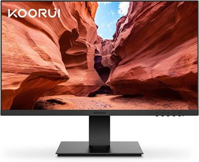 China 24 Inch Speaker KOORUI Full HD x 1080p 3000:1 1920 Monitor Display 75Hz Contrast Ratio VGA, 75 x 75 mm VESA Mountable, Ergonomic Tilt for sale