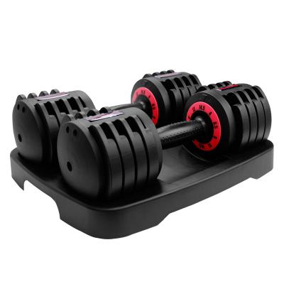 China 5 Weight Flat Universal Adjustable Dumbbells, Up to 6.5kg, Comfortable Non-Slip Handle, Safe Lock, Home Gym for sale