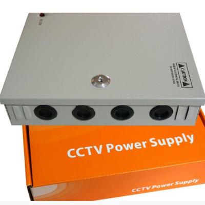 China C-Power 9 Kanal CH CCTV Überwachungskamera Verteilung PTC Stromversorgungskasse 12V Ausgang zu verkaufen