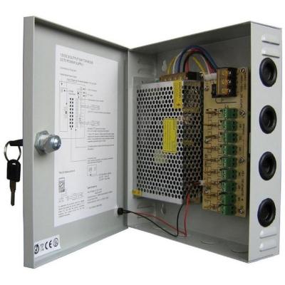 China Secure Your Property with CCTV 9CH Security Camera Power Supply Box DC 12V 15A 180w for sale