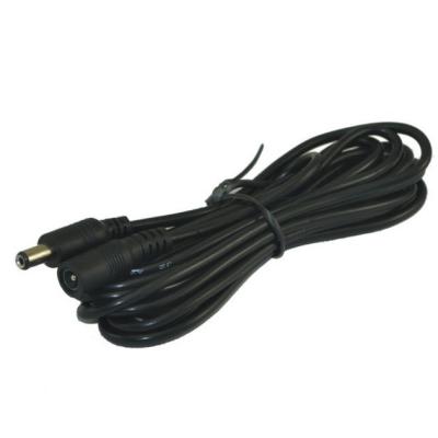 China 12V Male to Female 2.1x5.5MM Extension Power Cable for CCTV Camera Copper Conductor for sale