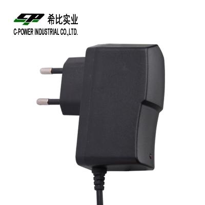 China 12W 5.5*2.1 Jack 12V DC Salida 1A AC DC 12V 1A Adaptador de energía Entrada 100-240V 50/60HZ en venta