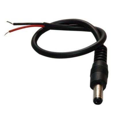 China 30 cm Conductor de cobre DC Power macho Plug Pigtail cabo para vigilância de telecomunicações à venda