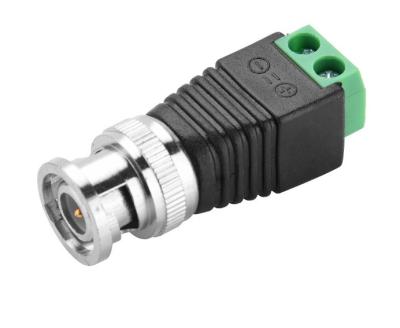 China CAT5 To BNC Coaxial Video Balun 2.1mm Male DC Power Connector Kit AF as CCTV Accessories for sale