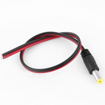 Cina CE certificato cavo maschio in fiocco filo 5.5 * 2.1mm 12V DC Power Pigtail per la sicurezza CCTV in vendita