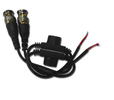 China Balck Waterproof Passive Video Balun Video Converter Transceiver Twisted Pair for CCTV for sale