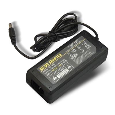 China CE Approved 60W AC DC Power Adapter for C-Power Supply AC 100V 240V 12V DC 5A 24V DC 2.5A for sale