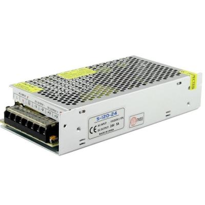 중국 110V/220V 입력 AC DC 120W 12V 10A 24V 5A 전원 변환을 위한 스위치 전원 공급 판매용